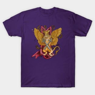 Mystic Gryphon with Swords T-Shirt